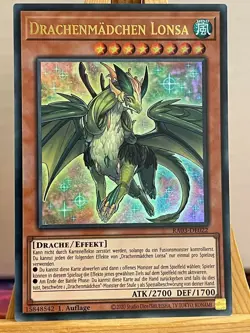 Drachenmadchen Lonsa RA03-DE022 Ultra Rare Deutsch NM YUGIOH - Image 1