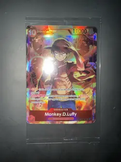 One Piece TCG Monkey D Luffy ST10-006 SR Treasure Booster Set Promo SEALED - Image 1