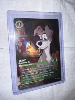Disney Lorcana Archazia's Island - Tramp - Enterprising Dog 212/204 Enchanted - Image 1