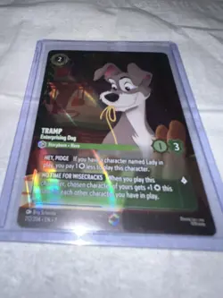 Disney Lorcana Archazia's Island - Tramp - Enterprising Dog 212/204 Enchanted - Image 3