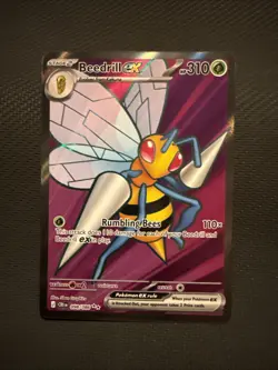 Beedrill ex 98/86 Full Art Pokemon Chaos Rising Pokemon Card - Image 1