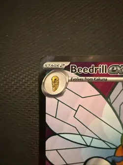 Beedrill ex 98/86 Full Art Pokemon Chaos Rising Pokemon Card - Image 2