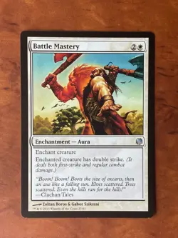 Battle Mastery MTG Magic the Gathering Card NM Near Mint DDL - Image 1