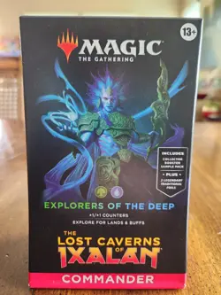 MTG Explorers of the Deep Commander Deck Ixalan Sealed + Collector Sample - Image 1