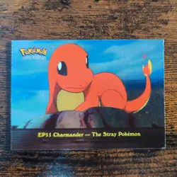 2000 Topps Pokemon TV #EP11 Charmander - The Stray Pokemon Silver Foil - Image 1