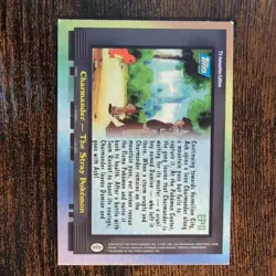 2000 Topps Pokemon TV #EP11 Charmander - The Stray Pokemon Silver Foil - Image 2