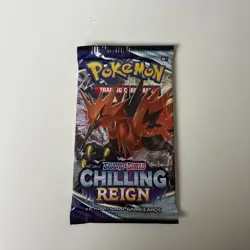Pokemon Sword & Shield Chilling Reign Booster Pack Factory Sealed - Image 1