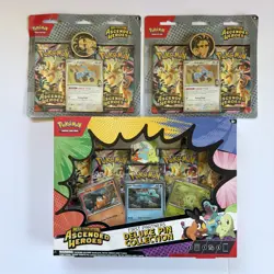 Pokemon Ascended Heroes Pin Collection + 2 - 2 Pack Blisters 🔥🔥 - Image 1