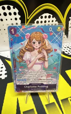 Charlotte Pudding Alternate Art OP11-070 A Fist of Divine Speed Foil One Piece - Image 1