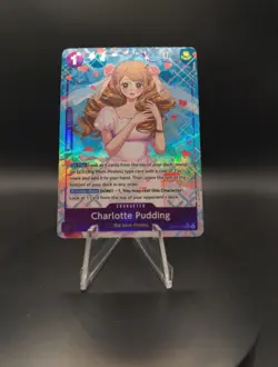 One Piece Charlotte Pudding OP11-070 Alt Art SR A Fist of Divine Speed - Image 2