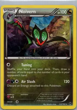 Noivern Cracked Ice BREAKthrough 2015 # 112/162 Pokemon - Image 1