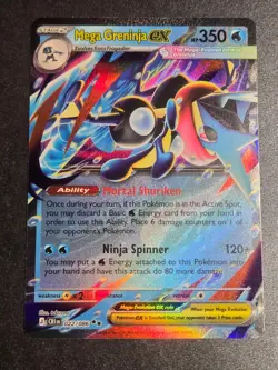 Mega Greninja ex 022/086 NM Chaos Rising Double Rare Pokemon - Image 1