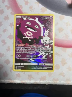 Pokemon TCG Koffing Secret Rare 243/236 Sm-Cosmic Eclipse Holo Blow-Away Bomb E… - Image 1