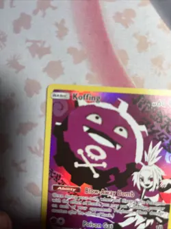 Pokemon TCG Koffing Secret Rare 243/236 Sm-Cosmic Eclipse Holo Blow-Away Bomb E… - Image 5