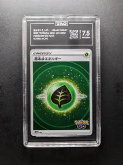 2022 Pokemon GRASS ENERGY - s10b GRA - Pokemon Go - Japanese - TAG 7.5 - Image 1