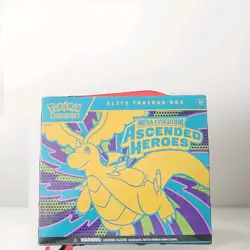 Pokemon TCG Elite Trainer Box Mega Evolution: Ascended Heroes (Factory Sealed) - Image 1