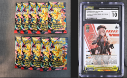 Lot of 10 Pokemon Ascended Heroes Booster Packs with CGC 10 Nikke Rapi SR - Image 1