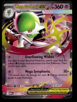 Mega Gardevoir ex 060/132 Mega Evolution Pokemon NM - Image 1