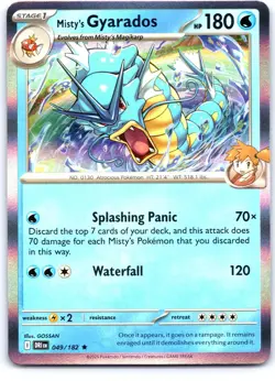 Misty's Gyarados 049/182 Rare Destined Rivals Pokemon Holo Near Mint - Image 1