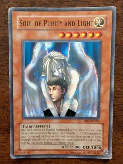 YugiOh : Soul Of Purity And Light - DB2-EN005 - Common Unlimited Light Play LP - Image 1