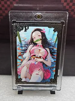 Demon Slayer Silver Metal Card /Nezuko Kamado - Image 1