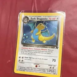 Dark Dragonite 5/82 Team Rocket Unlimited Holo Rare English 2000 70HP #1 - Image 1