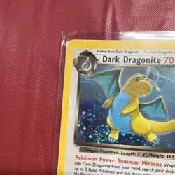 Dark Dragonite 5/82 Team Rocket Unlimited Holo Rare English 2000 70HP #1 - Image 2
