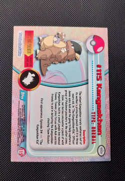 Topps Pokemon Series 2 TV Animation #115 Kangaskhan englisch FOIL - Image 2