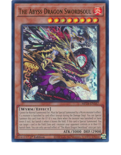 x3 The Abyss Dragon Swordsoul - MP24-EN167 - Ultra Rare YuGiOh - Image 1