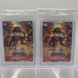 Monkey D Luffy ST10-006 Promo Card Treasure Booster Sealed X1 READ DESCRIPTION - Image 1
