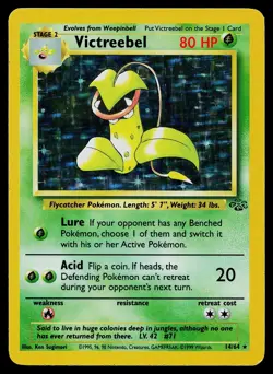 Pokemon Card - Victreebel Jungle 14/64 Holo Rare - Image 1