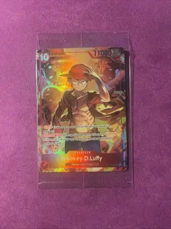 Monkey.D.Luffy (Treasure Booster Set) ST10-006 One Piece Promo Card Foil SEALED - Image 1
