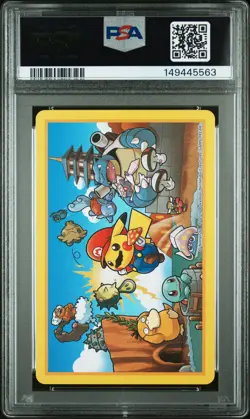 2016 POKEMON PLAYING CARDS MARIO PIKACHU 8 OF HEARTS PSA 10 - Image 2