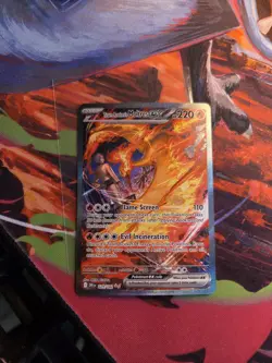 Pokemon Team Rockets Moltres EX Card 229/182 Destined Rivals WOW LOOK FAST - Image 1