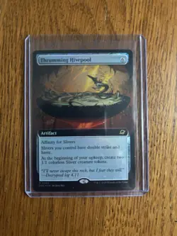 MTG FOIL Thrumming Hivepool Extended Art - Edge of Eternities #356 NEVER PLAYED - Image 1