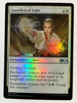 Gauntlets of Light Core Set 2020 Foil MTG NM - Image 1