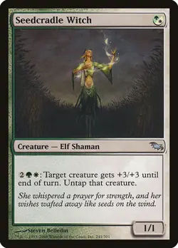 Seedcradle Witch NonFoil Shadowmoor 241 NM MTG - Image 1