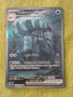 Pokemon Golisopod ex 246/182 SV04 Paradox Rift Special Illustration Rare Holo - Image 1