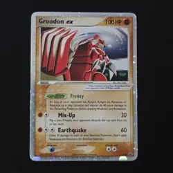 2006 Pokemon TCG - Groudon EX 038 - Holo Ultra Rare - Black Star Promo - Image 1
