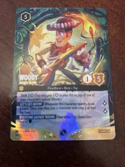 Disney Lorcana Woody Jungle Guide Set Championship FOIL Promo Champs 54/P3 EN - Image 1