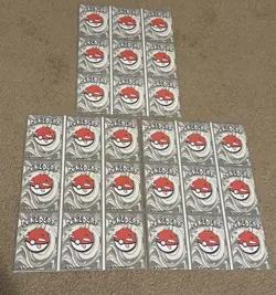 Pokemon PokeDerp Parody/Derpy/FanArt Uncut Sheet Set of 3 Signed By Jwillyguy - Image 2