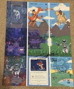 Pokemon PokeDerp Parody/Derpy/FanArt Uncut Sheet Set of 3 Signed By Jwillyguy - Image 3
