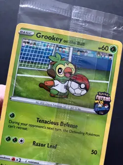 Grookey On The Ball 003/005 Futsal Pokemon Card PROMO UK Exclusive NEW SEALED - Image 3