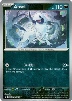 Absol 30/64 Reverse Holo | Shrouded Fable | Pokemon Card - Image 1