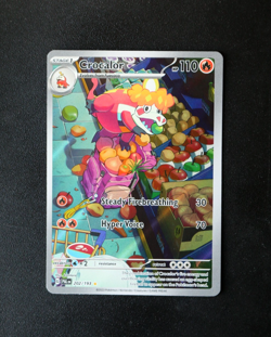 Pokemon Card TCG - Crocalor 202/193 - Paldea Evolved - Illustration Rare - NM ⭐ - Image 1