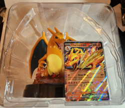 2024 Pokemon Charizard Figure & Promo Card - Image 1