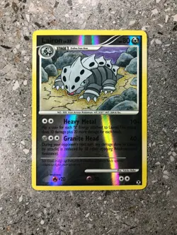 Pokemon TCG Cards Lairon 44/111 Rising Rivals Reverse Holo EXC - Image 1