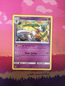 Pokemon Card Gallade Cosmic Eclipse Holo Rare 82/236 Near Mint - Image 1