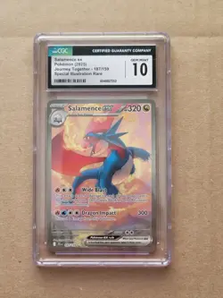 2025 Pokemon SV Journey Together JTG EN Salamence ex #187/159 CGC 10 - Image 1