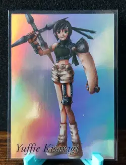 Final Fantasy VII Anniversary Art Museum Trading Card Yuffie 1-009 Foil - Image 1